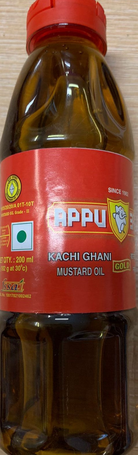 Kachi Ghani Mustard Oil, Appu 200ml