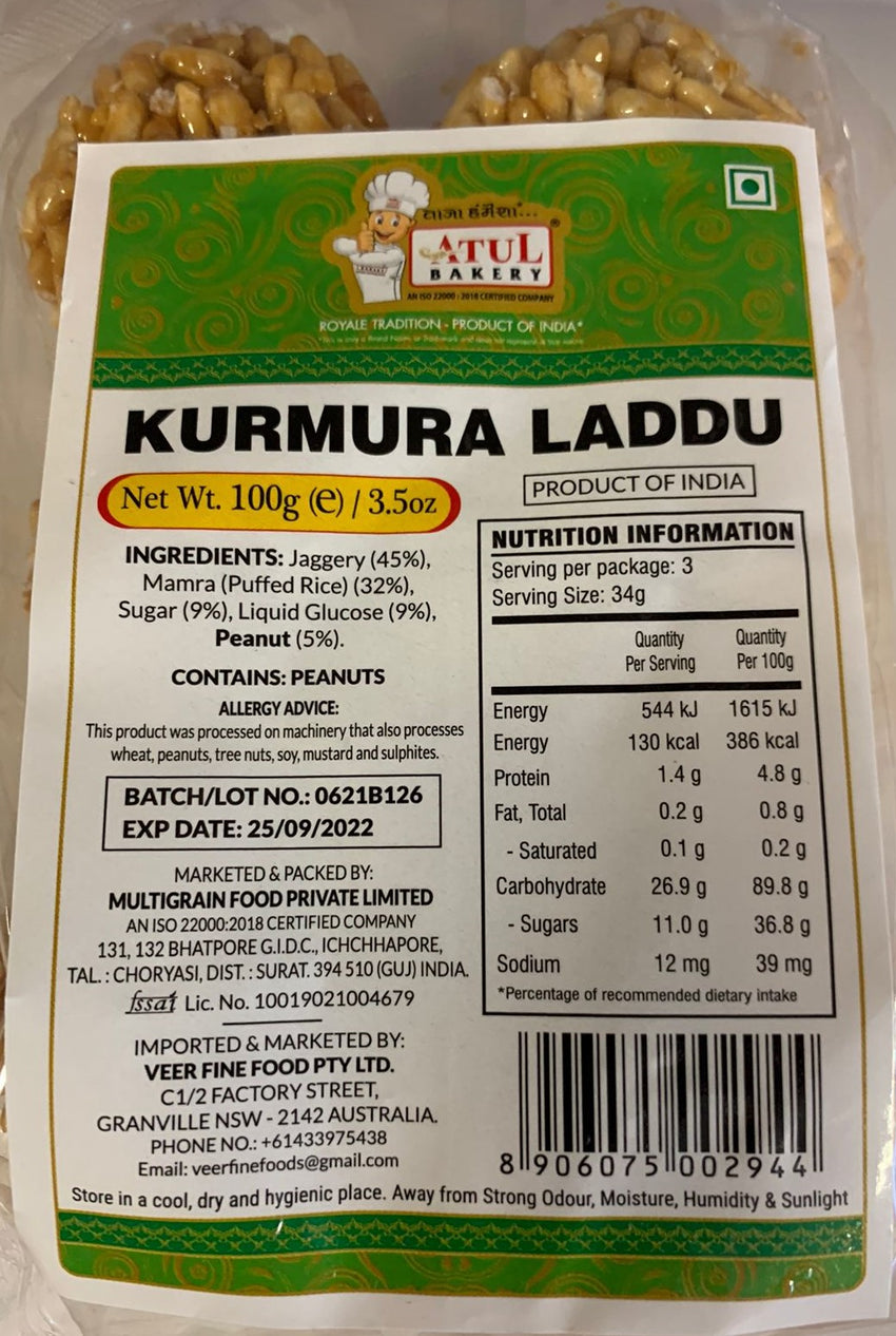 Kurmura Laddu, Atul 100g