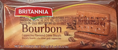 Britannia Bourbon Biscuits, Cappuccino flavoured, 100g