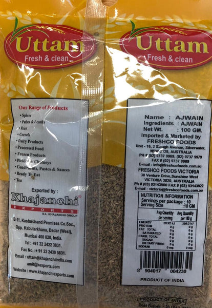 AJWAIN SEEDS UTTAM 100G