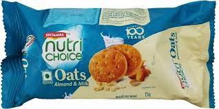 Oats Almond and Milk biscuits, Britannia 75g