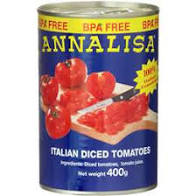 TOMATO DICED, ANNALISA 400G
