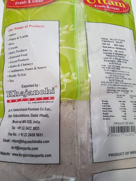 BAJRI (MILLET) FLOUR 900G UTTAM