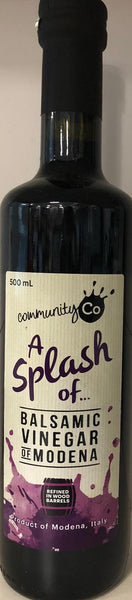 BALSAMIC VINEGAR, COMMUNITY CO, 500ML