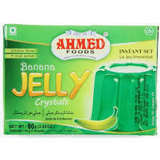 BANANA JELLY CRYSTALS, AHMED 80G