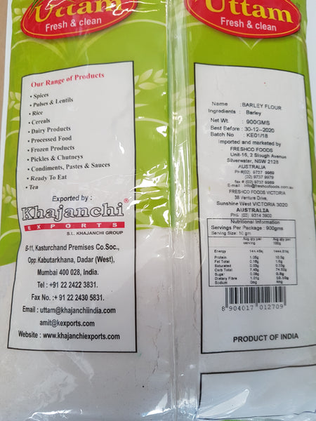 BARLEY FLOUR 900G UTTAM