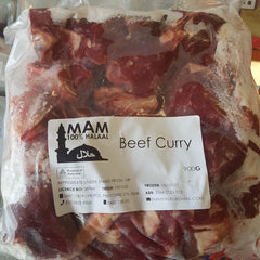 Beef curry 1kg (Halal), Frozen pack