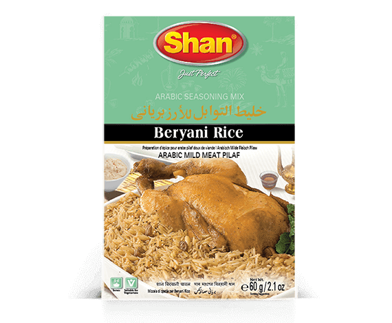 Beryani Rice Arabic Seasoning, Shan 60g