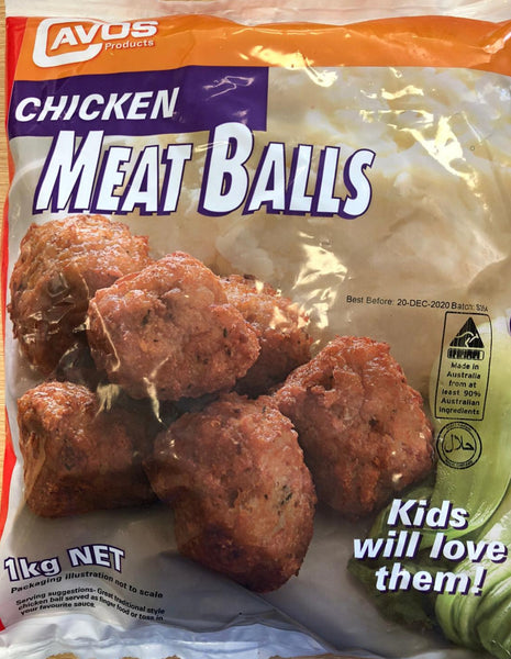 CHICKEN MEATBALLS CAVOS 1KG