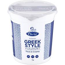 CHRIS'  GREEK STYLE YOGHURT 1KG
