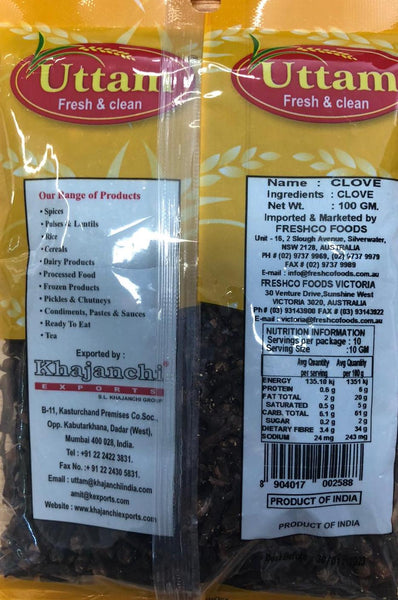 Cloves, Uttam 100g