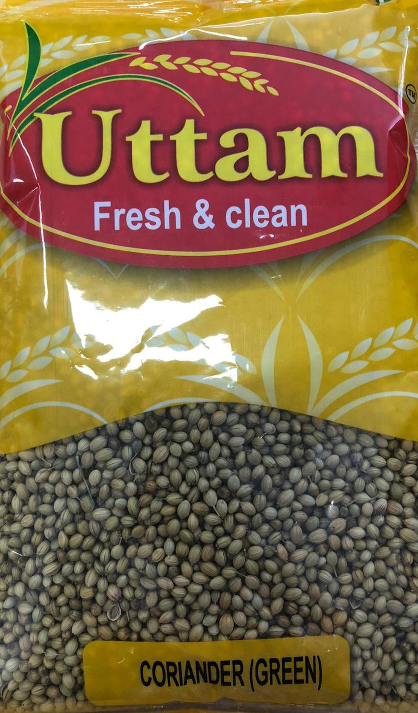 Coriander Seeds Green, Uttam, 200g