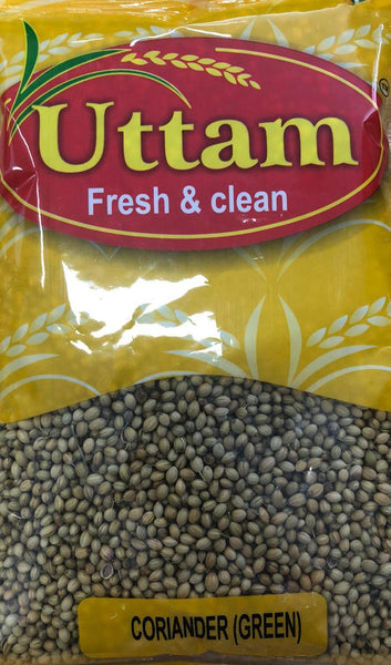 Coriander Seeds Green, Uttam, 200g