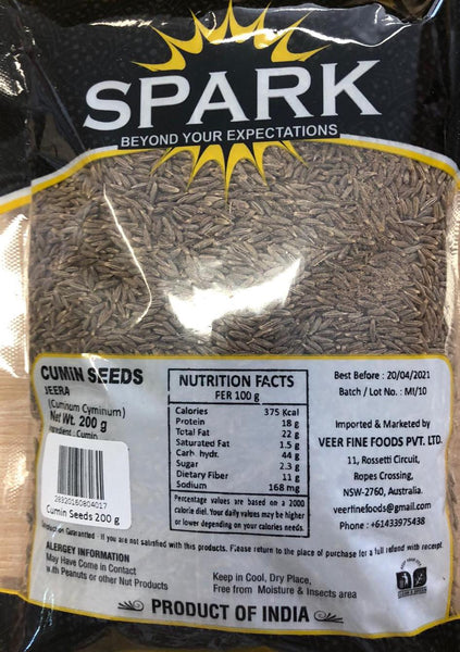 Cumin Seeds, Spark 200g