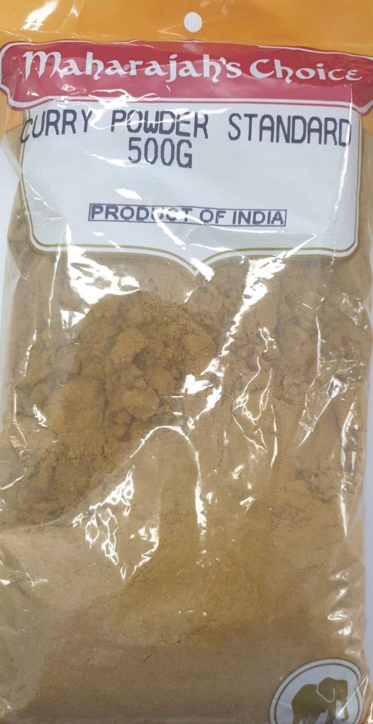 CURRY POWDER STANDARD, MAHARAJAH’S CHOICE, 500G