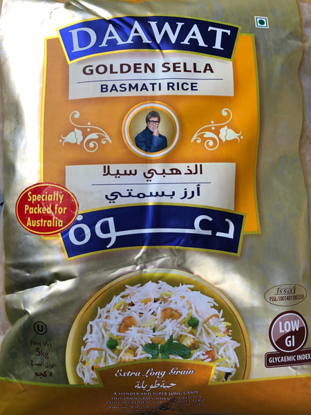 Golden Sella Rice, Daawat 5kg