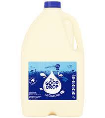 GOOD DROP FULL CREAM MILK 3L