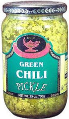 GREEN CHILLI PICKLE, DEEP 700G
