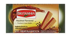 Hazelnut flavoured Wafers, Britannia 175g
