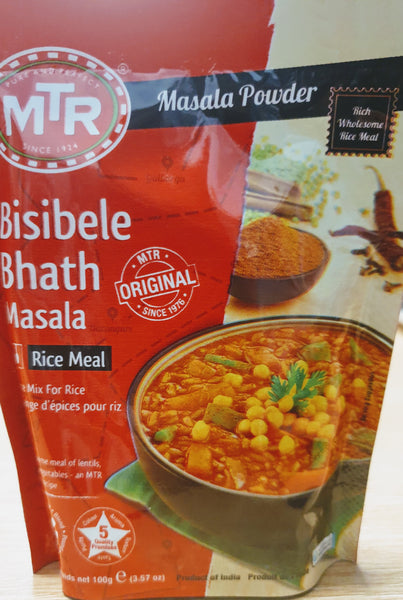 BISIBELE BHATH MASALA, MTR, 100G