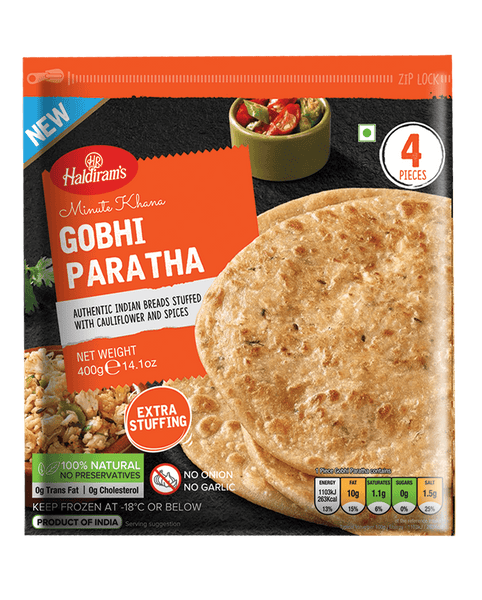 Aloo Gobhi paratha, Haldiram 400g