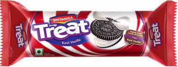 Treat Kool Vanilla Cream Biscuits, Britannia 100g