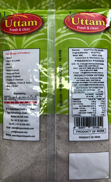 KUTTU FLOUR 450G UTTAM