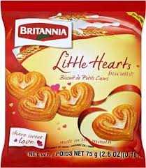 BRITANNIA LITTLE HEARTS 75G