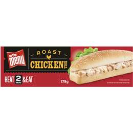 Roast chicken roll, On the Menu, 179g