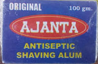 AJANTA SHAVING ALUM (FITAKARI) 100G