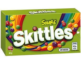 Skittles Sours box 45g