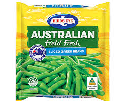 Frozen Beans Sliced, BIRDS EYE, 1KG