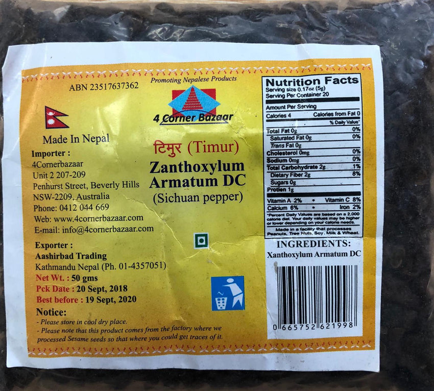 TIMUR WHOLE 50G