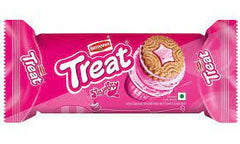 BRITANNIA TREAT BUZZY STRAWBERRY 120G