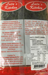 TUTTY FRUITY GREEN 200G LATAS KITCHEN
