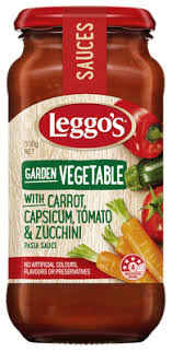 Garden vegetable Pasta sauce, Leggo's 500g